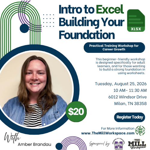 The Mill and Milan Chamber Bring Excel for Business to Gibson County