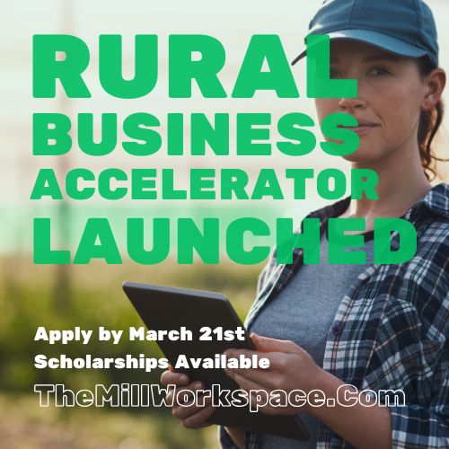 Woman Owned Small Business Person on Business Accelerator Graphic